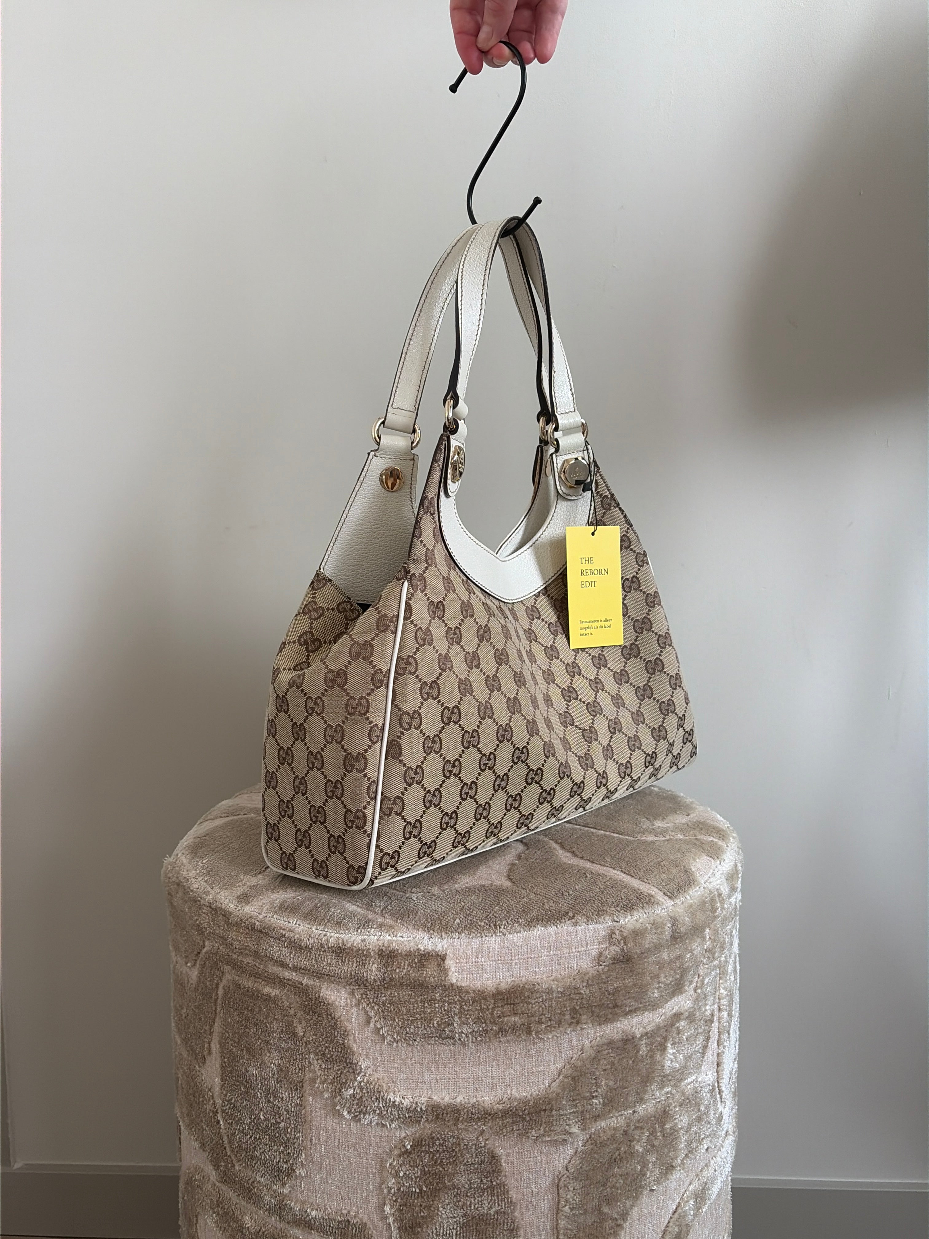 TRE43 - Gucci Abbey Hobo Charmy Beige - Productfoto 6