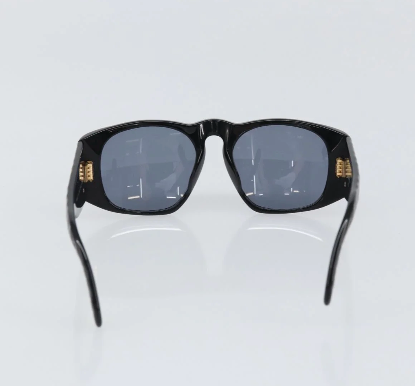 TRE48 - Chanel sunglasses plastic black CC - 2