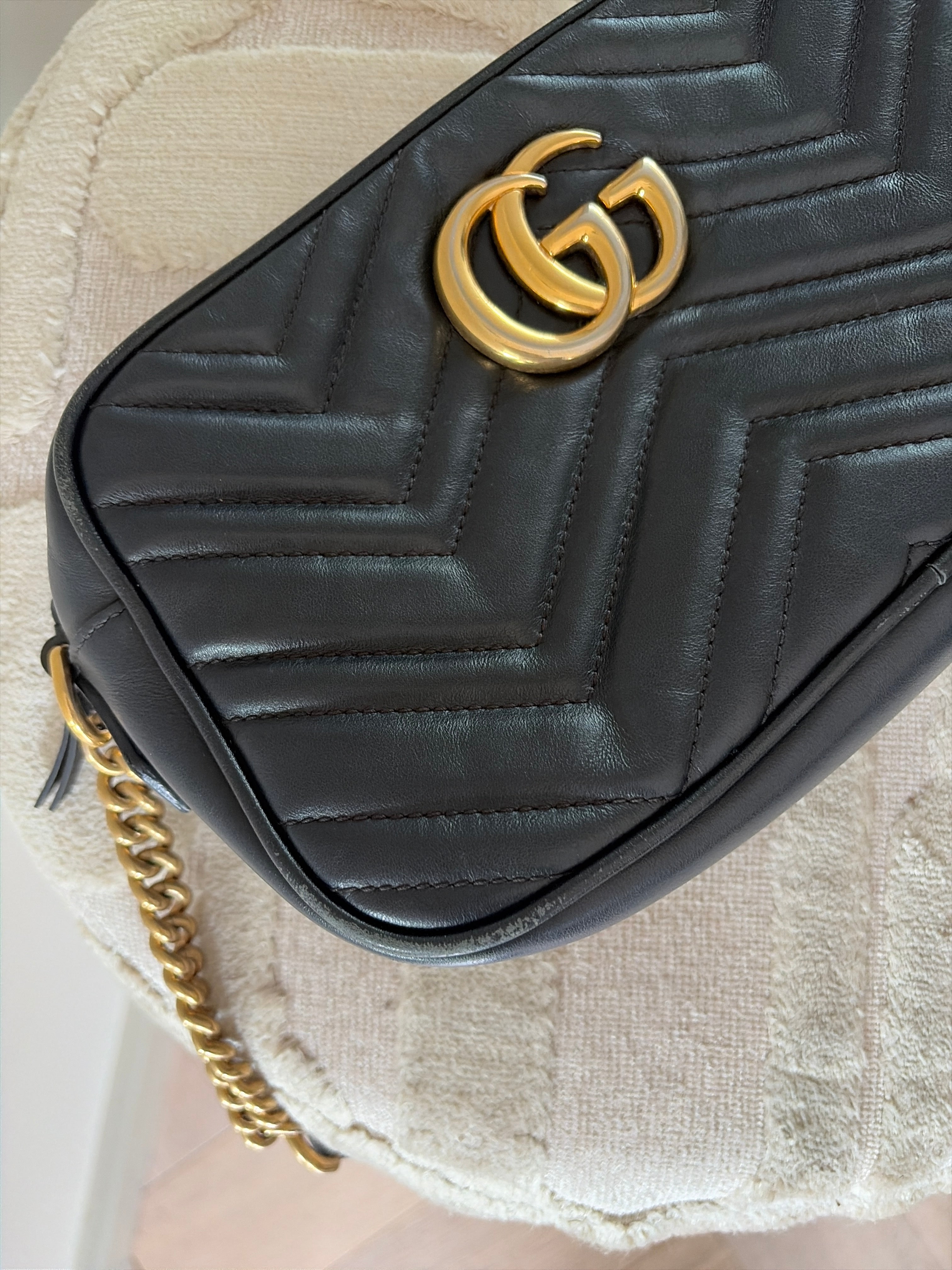 TRE67 - Gucci GG Marmont Small Black - 15