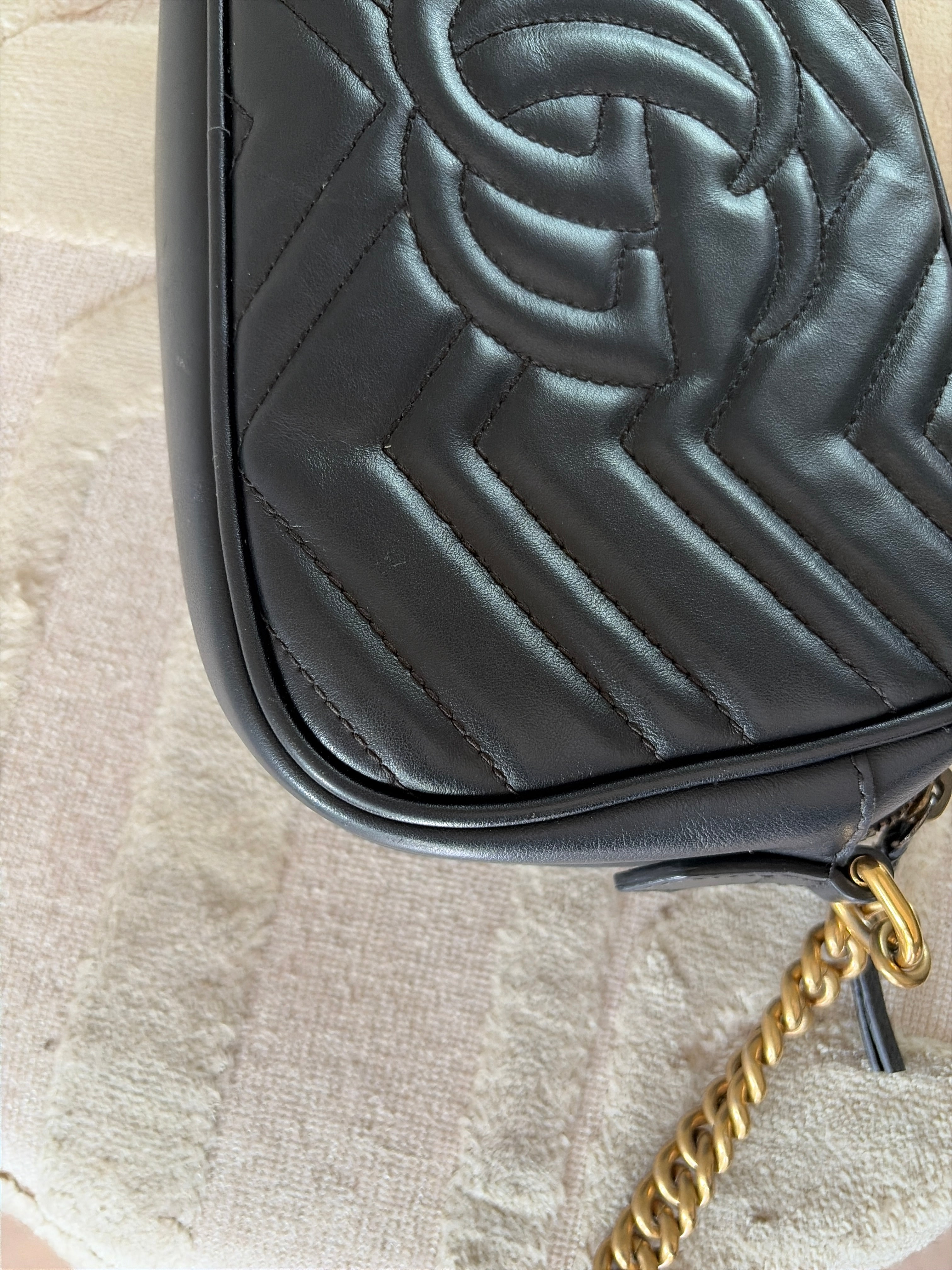 TRE67 - Gucci GG Marmont Small Black - 17