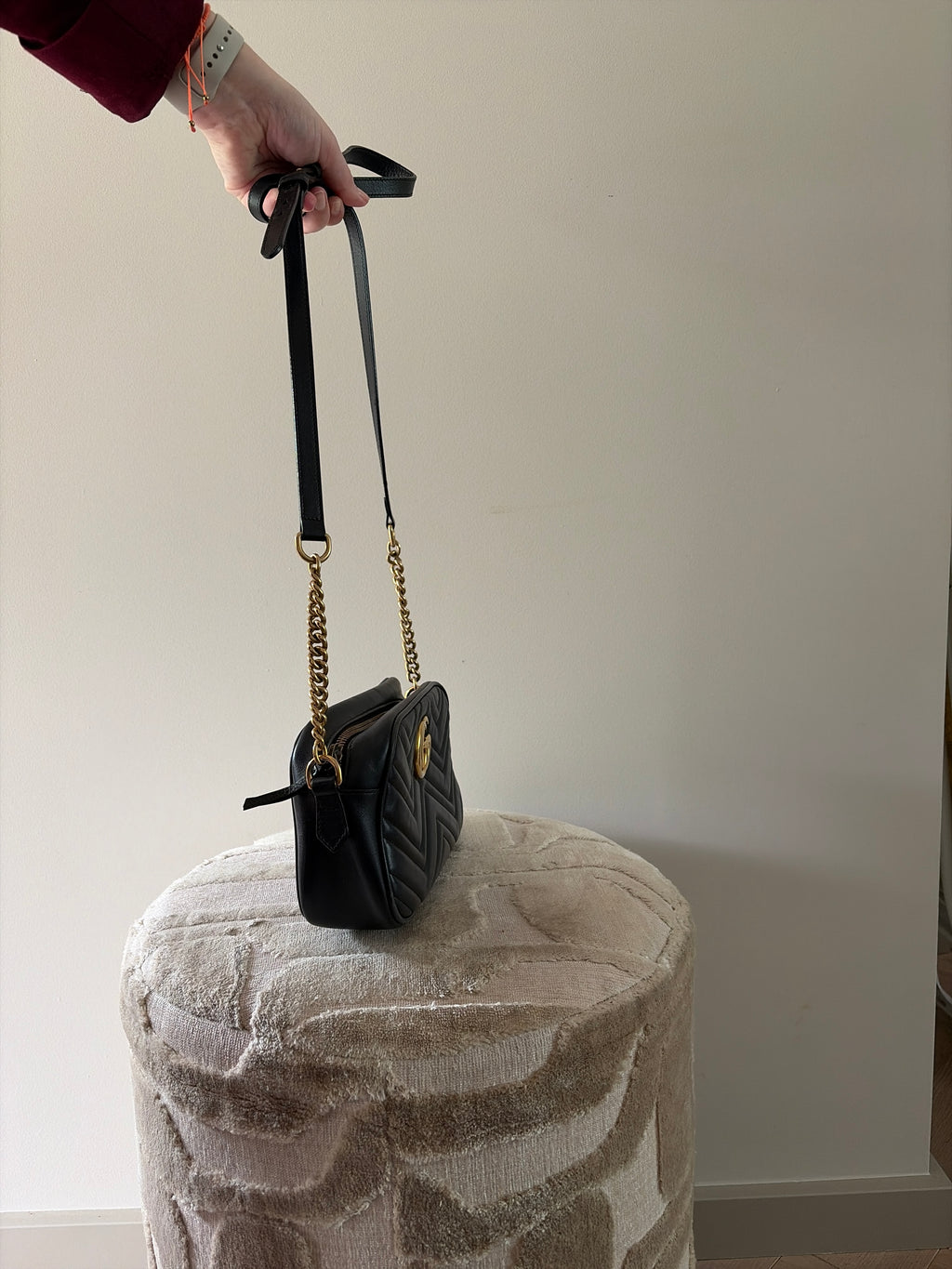 TRE67 - Gucci GG Marmont Small Black - 5