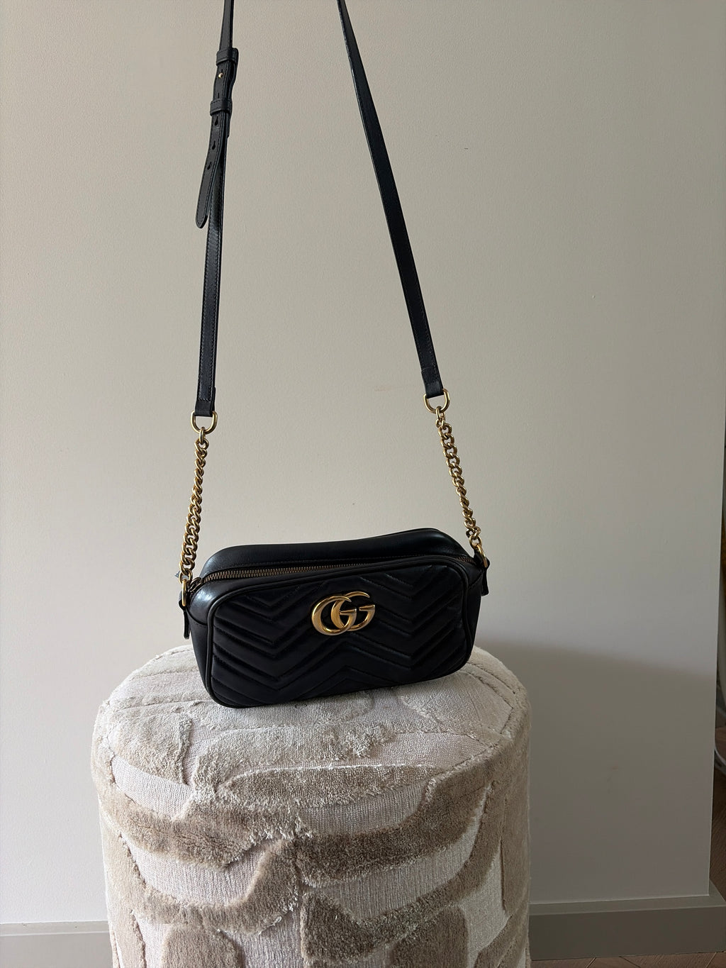 TRE67 - Gucci GG Marmont Small Black - 7