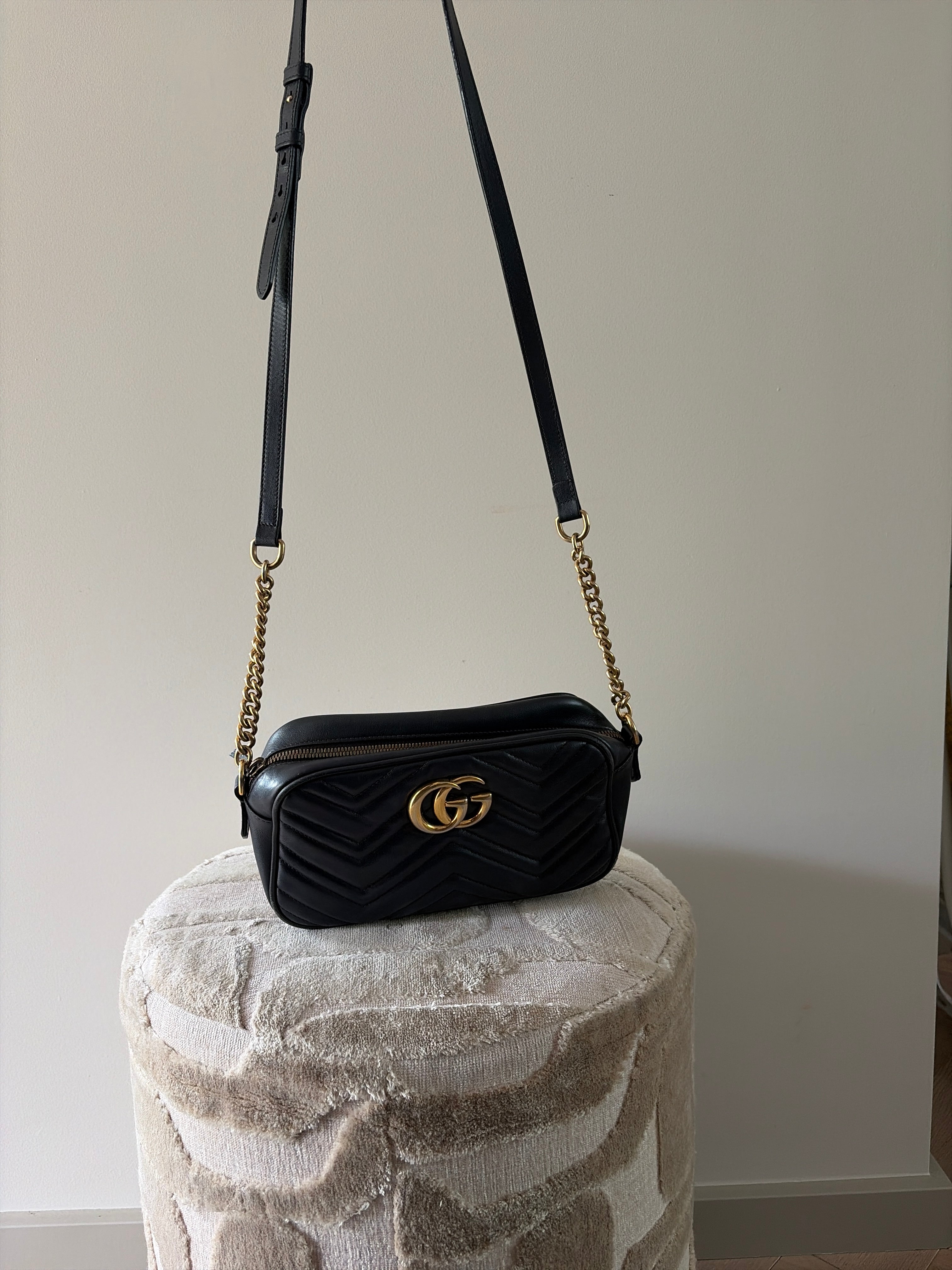 TRE67 - Gucci GG Marmont Small Black - 7