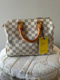 TRE71 - Louis Vuitton Speedy 25 Damier Azur - 1