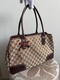 TRE94 - Gucci Pretty GG Canvas Web Sherry Line - 1