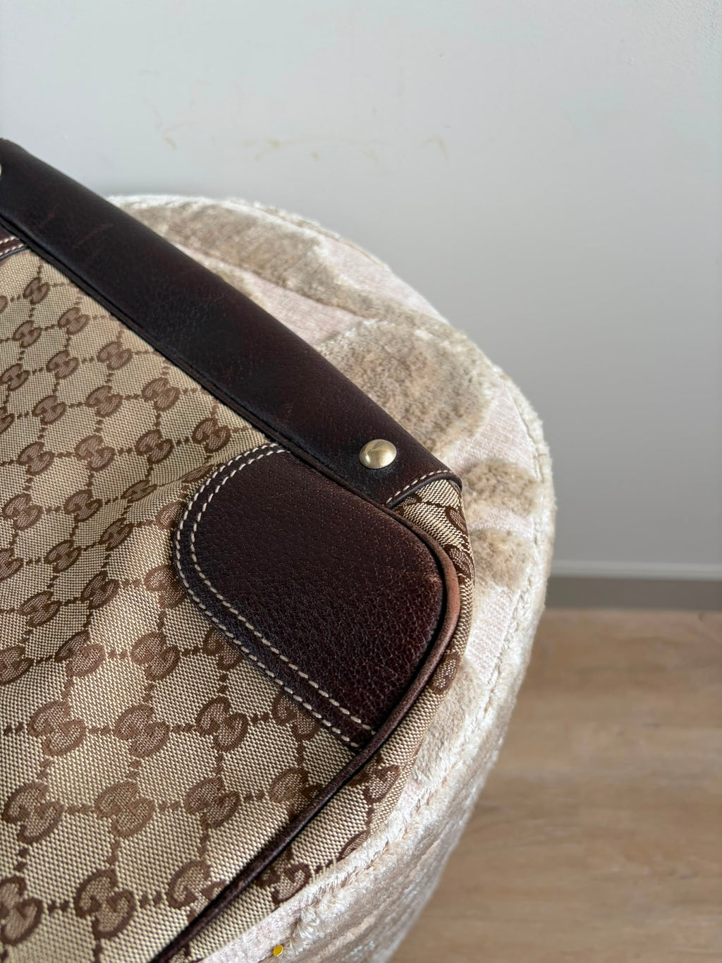 TRE94 - Gucci Pretty GG Canvas Web Sherry Line - 10