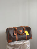 TRE99 - CELINE Macadam Canvas Boston Bag - 1
