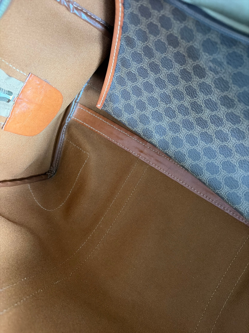 TRE99 - CELINE Macadam Canvas Boston Bag - 22