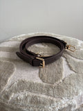 Vachetta crossbody strap - donkerbruin (Speedy, Alma, Neverfull, Keepall) - 1