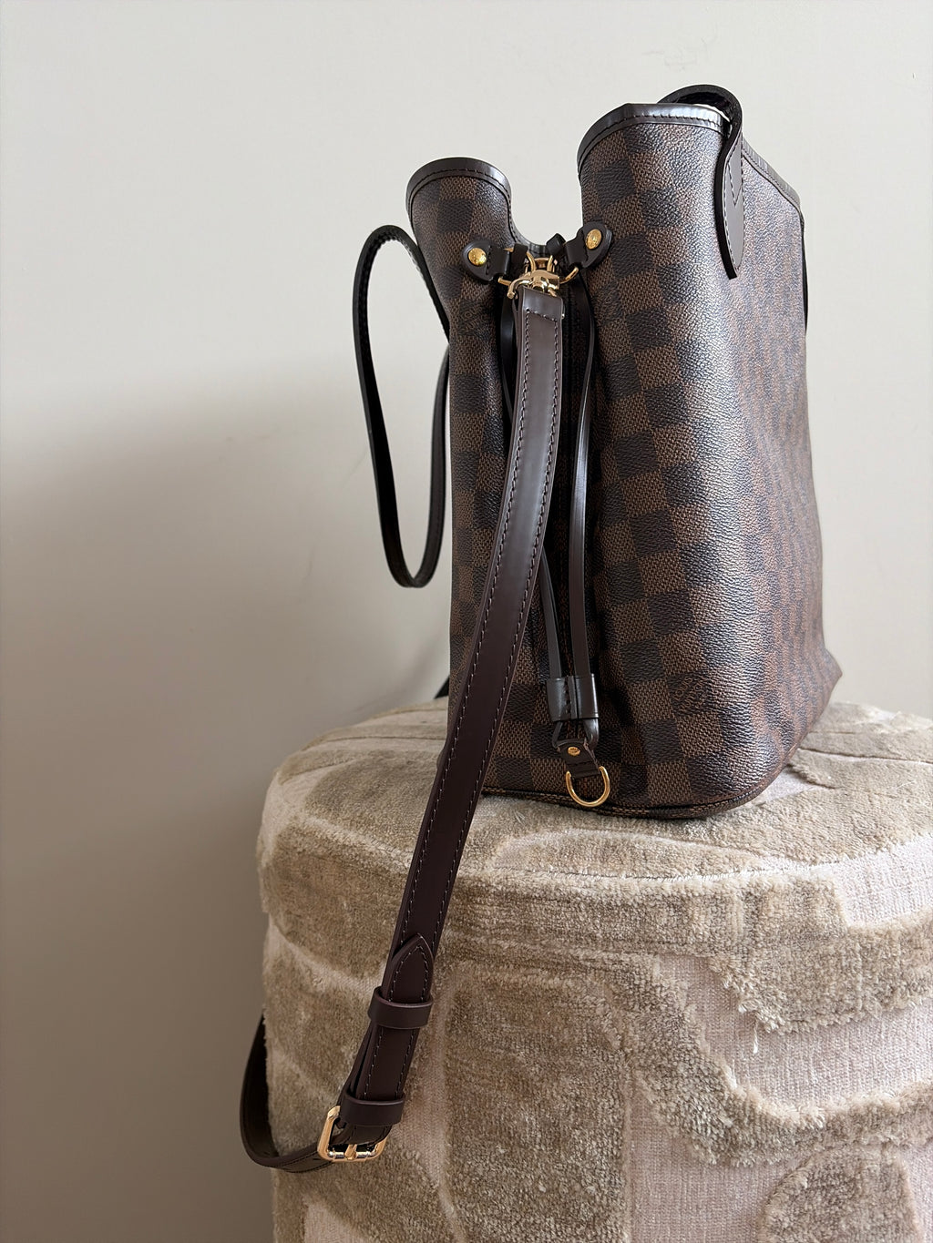 Vachetta crossbody strap - donkerbruin (Speedy, Alma, Neverfull, Keepall) - 12