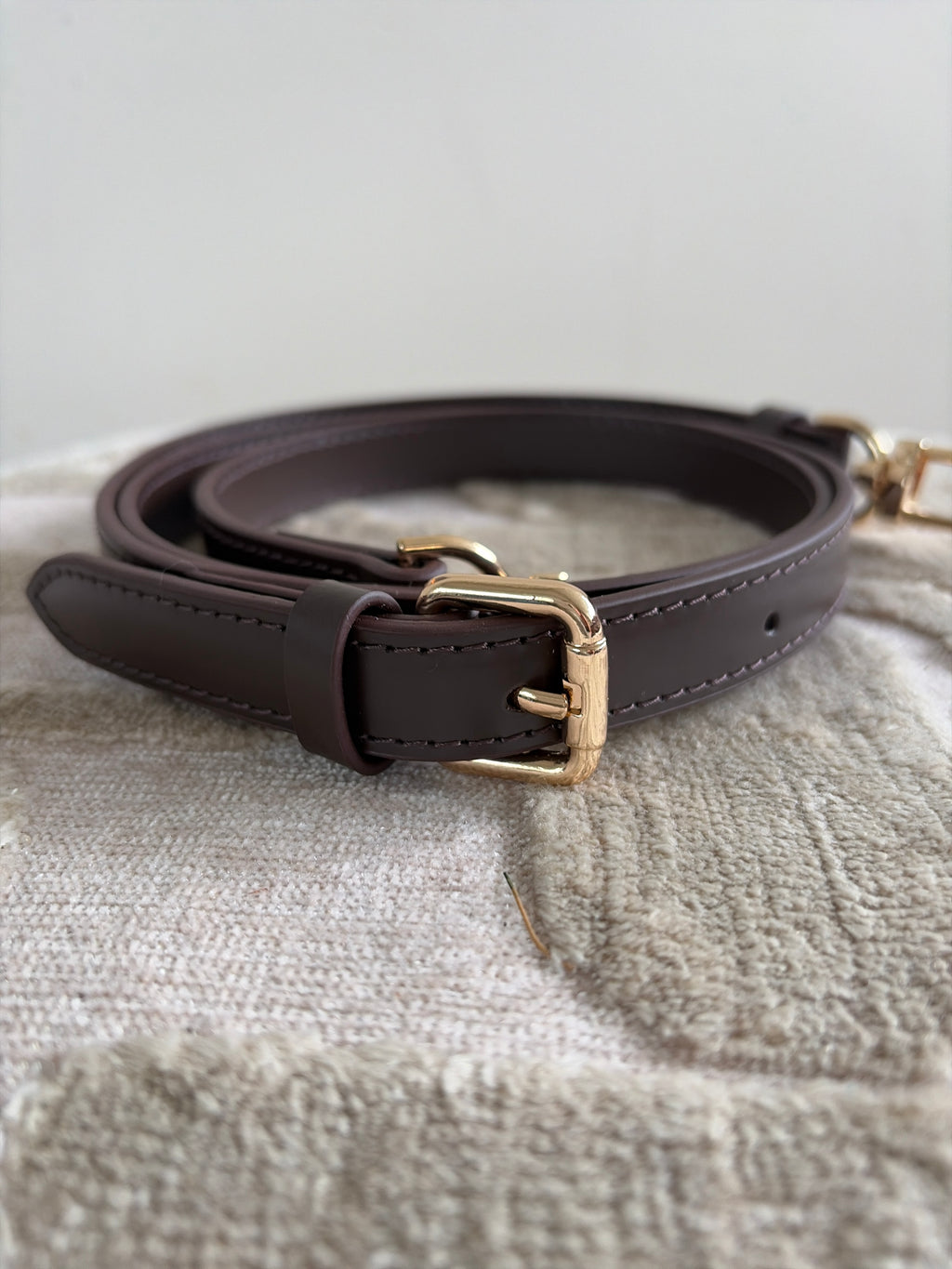 Vachetta crossbody strap - donkerbruin (Speedy, Alma, Neverfull, Keepall) - 3