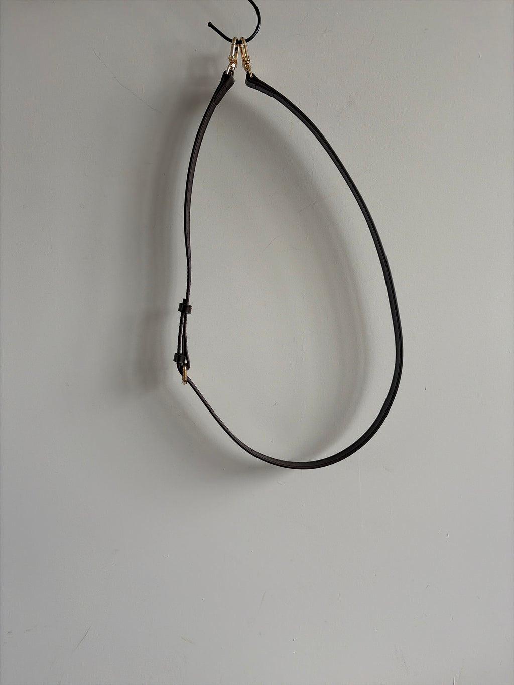 Vachetta crossbody strap - donkerbruin (Speedy, Alma, Neverfull, Keepall) - 4