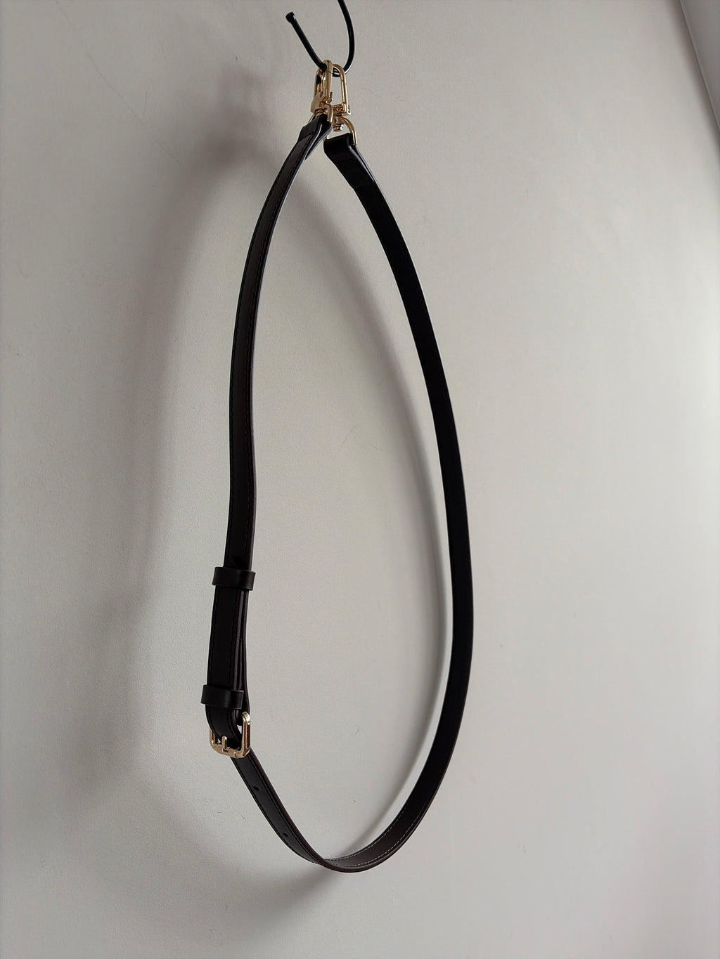 Vachetta crossbody strap - donkerbruin (Speedy, Alma, Neverfull, Keepall) - 5