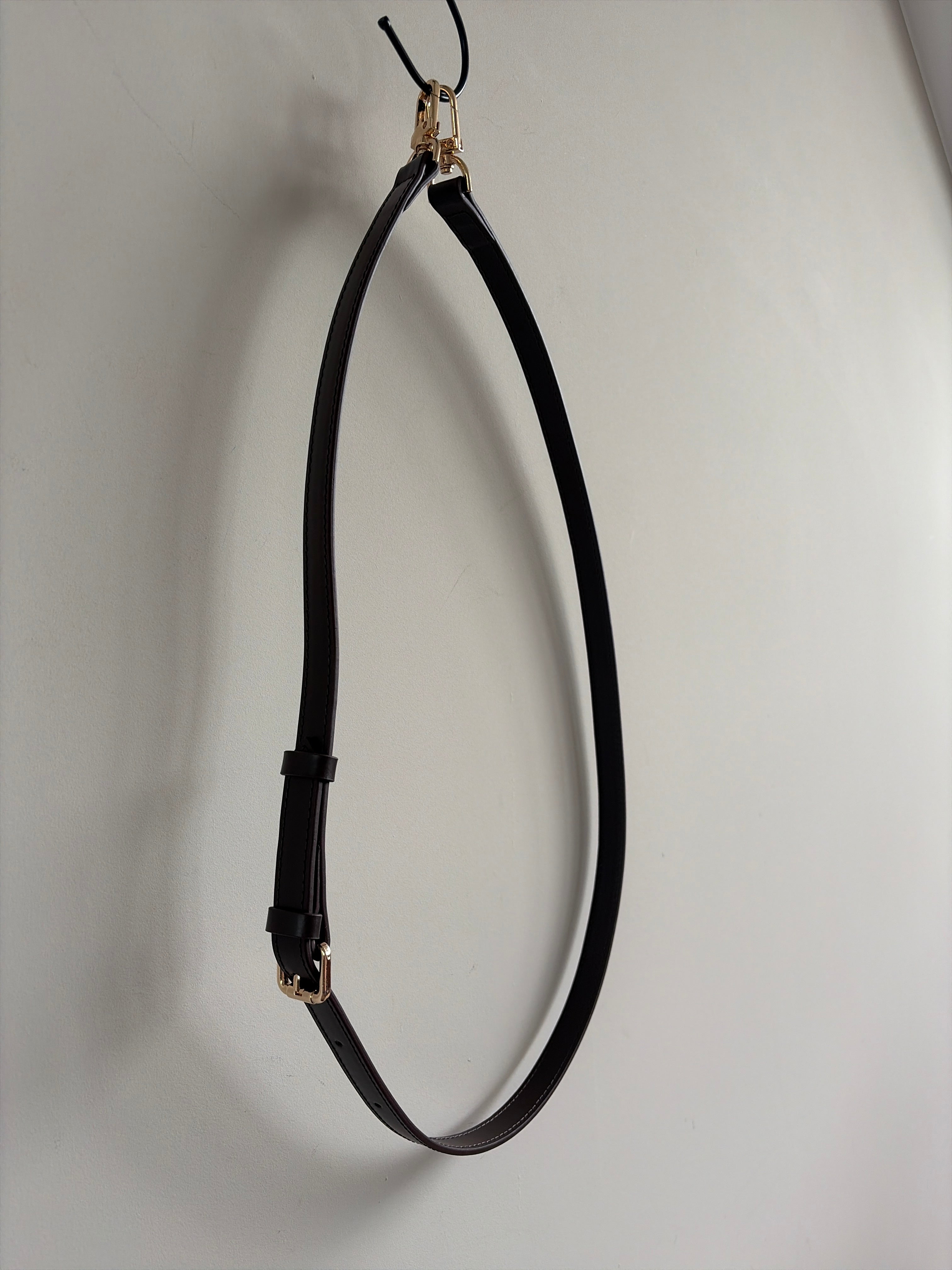 Vachetta crossbody strap - donkerbruin (Speedy, Alma, Neverfull, Keepall) - 5