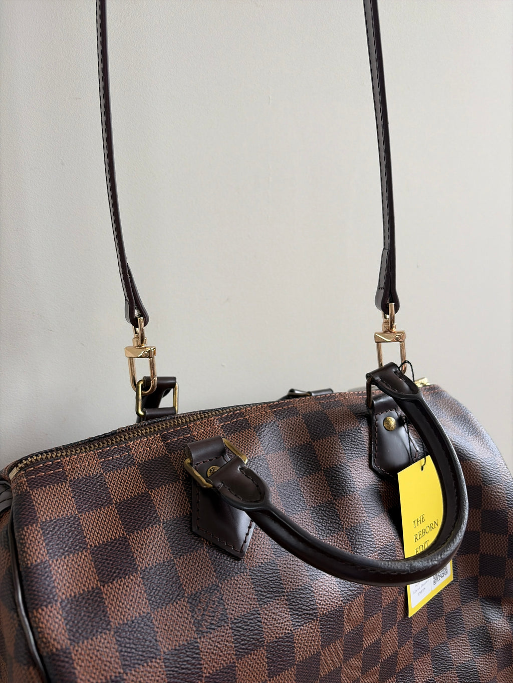 Vachetta crossbody strap - donkerbruin (Speedy, Alma, Neverfull, Keepall) - 7