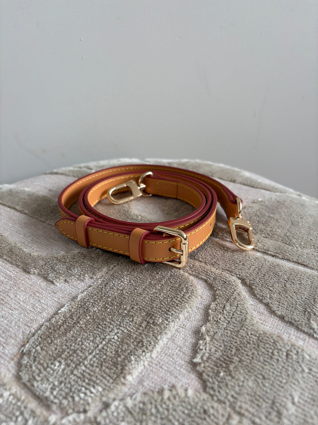 Vachetta crossbody strap - lichtbruin (Speedy, Alma, Neverfull, Keepall) - 1
