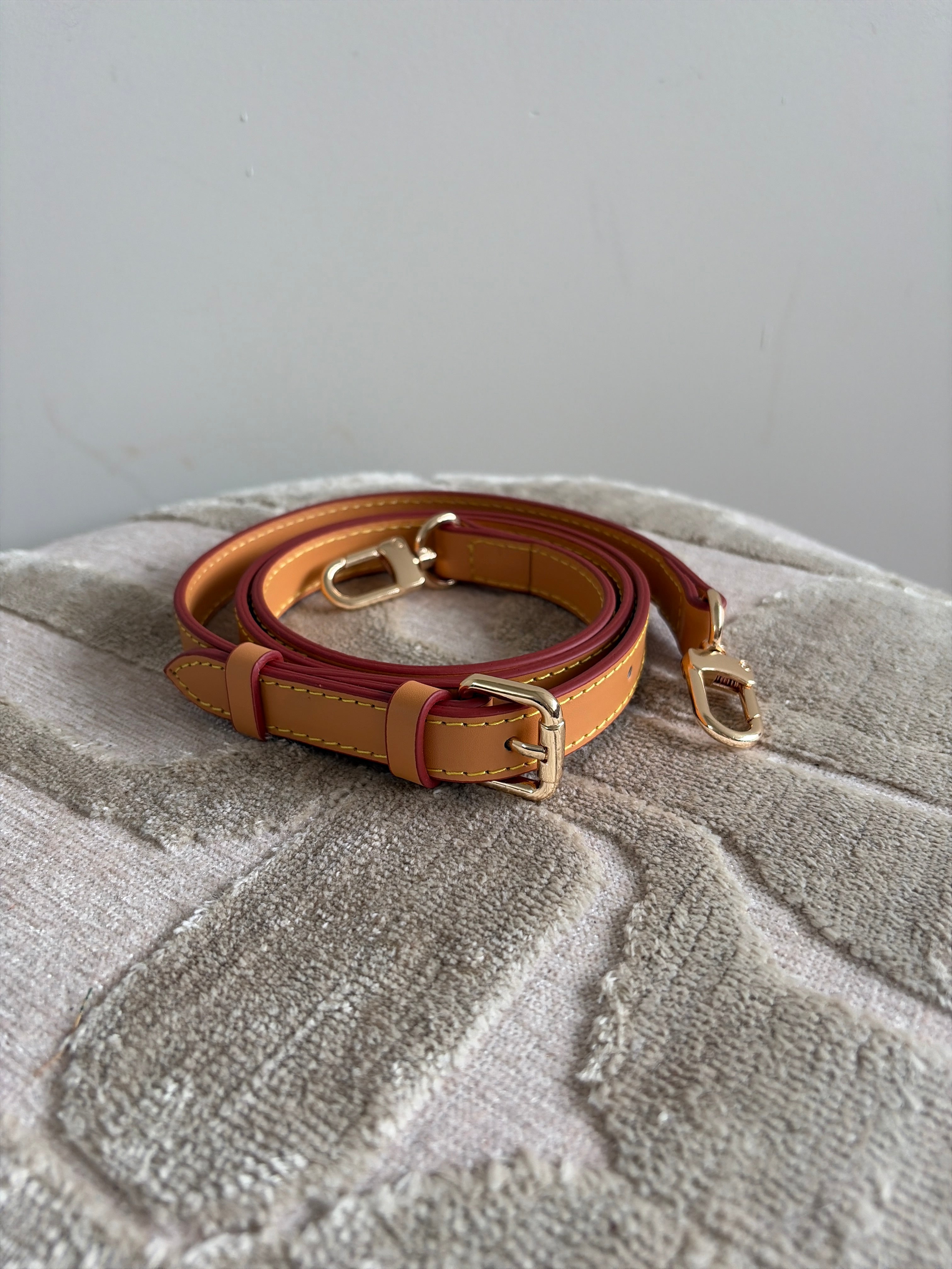 Vachetta crossbody strap - lichtbruin (Speedy, Alma, Neverfull, Keepall) - 1