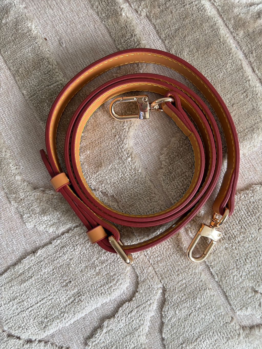 Vachetta crossbody strap - lichtbruin (Speedy, Alma, Neverfull, Keepall) - 2