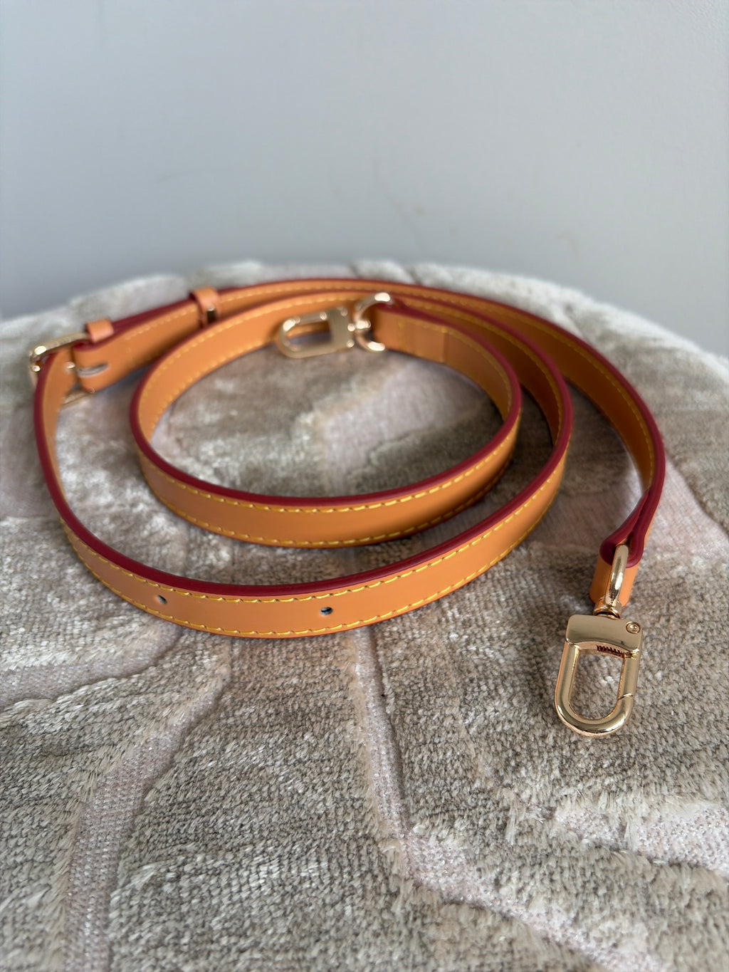 Vachetta crossbody strap - lichtbruin (Speedy, Alma, Neverfull, Keepall) - 3