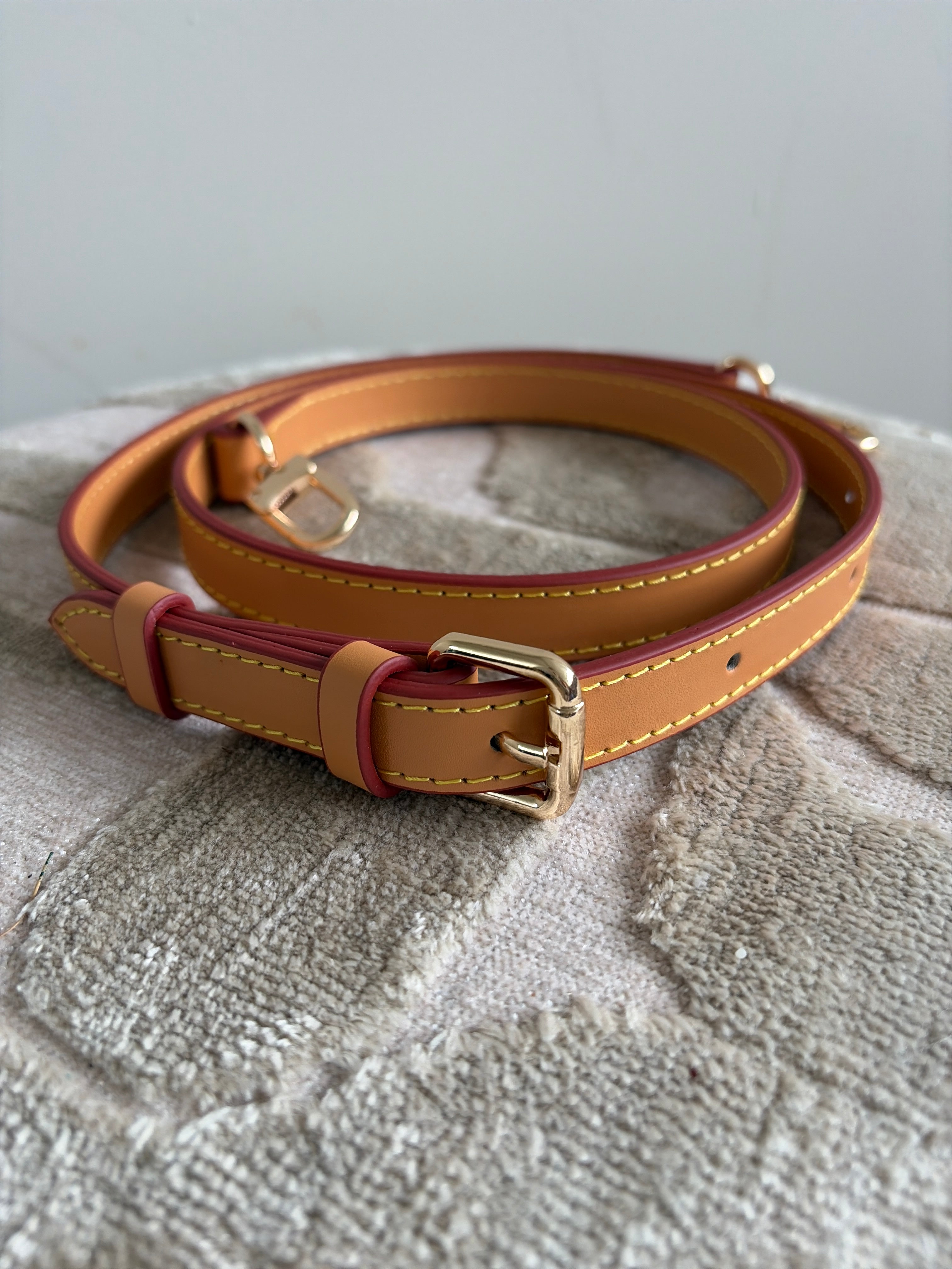 Vachetta crossbody strap - lichtbruin (Speedy, Alma, Neverfull, Keepall) - 4